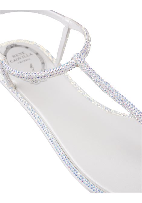 White Diana Sandals RENE' CAOVILLA | C11574-010-R001X318